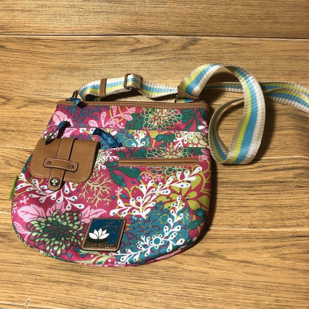 Lily Bloom Cross Body Colorful Spring-Color Flowe… - image 1
